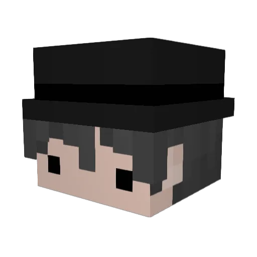 SimapaFNA Minecraft avatar head, 3D render