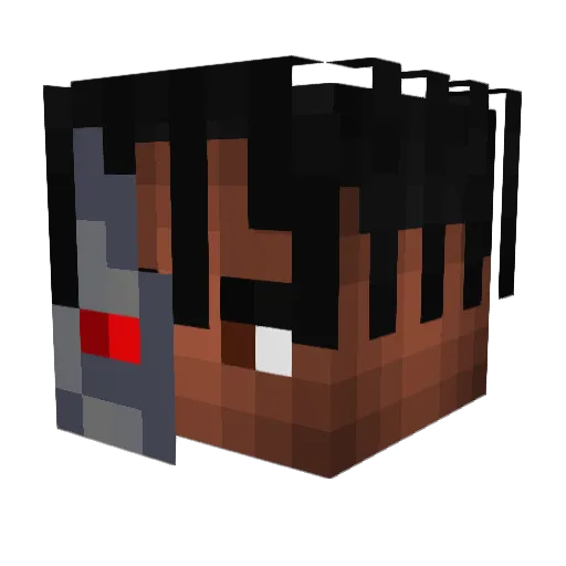 Simbanix18775 Minecraft avatar head, 3D render