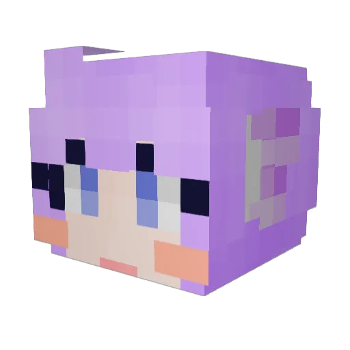 Simbokchi Minecraft avatar head, 3D render