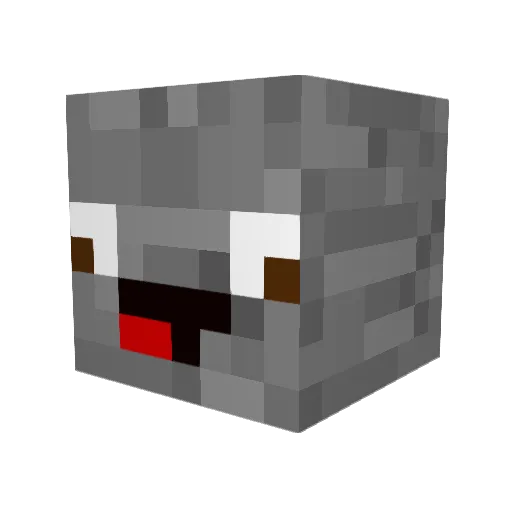 Simcraft_YT Minecraft avatar head, 3D render