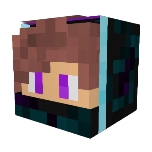 SimenM Minecraft avatar head, 3D render