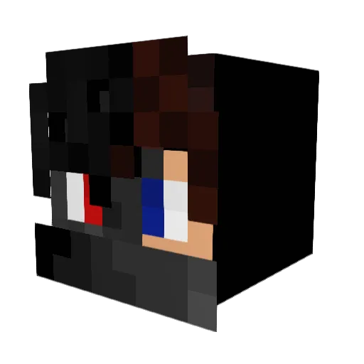 Simeon70 Minecraft avatar head, 3D render
