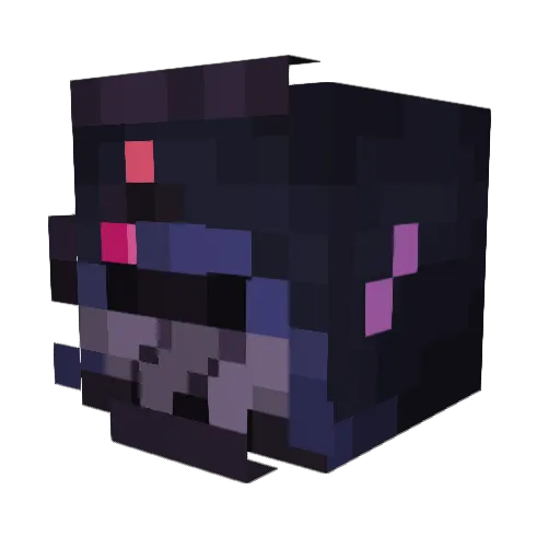 Simeraht Minecraft avatar head, 3D render