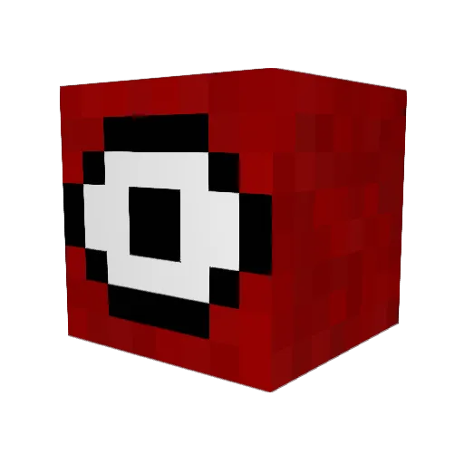 Simi2106 Minecraft avatar head, 3D render