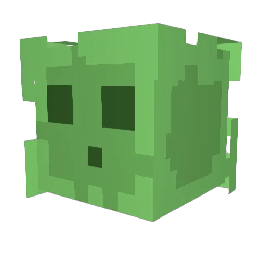 Simi5009 Minecraft avatar head, 3D render