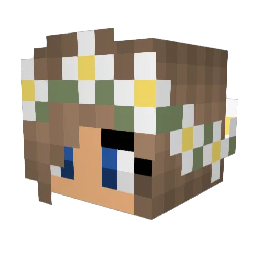 Simi_Mabbitt Minecraft avatar head, 3D render
