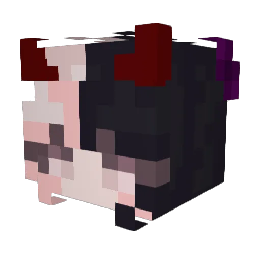 SimianChasmist Minecraft avatar head, 3D render