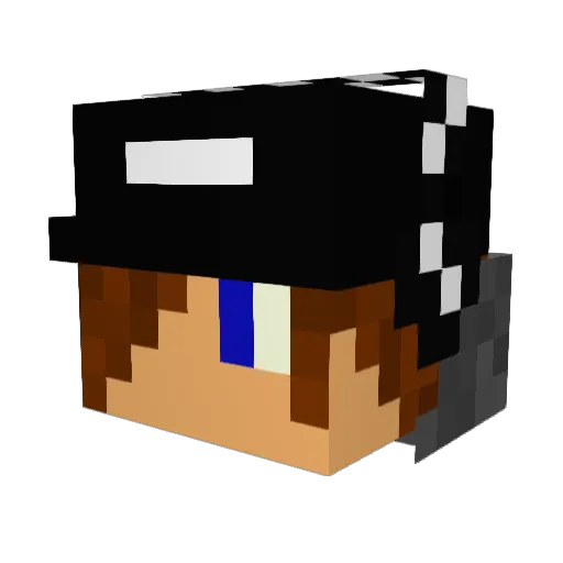 Simme_93 Minecraft avatar head, 3D render