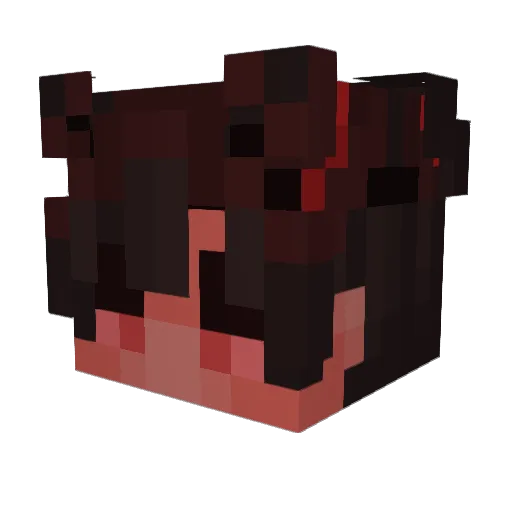 Simmo_1 Minecraft avatar head, 3D render