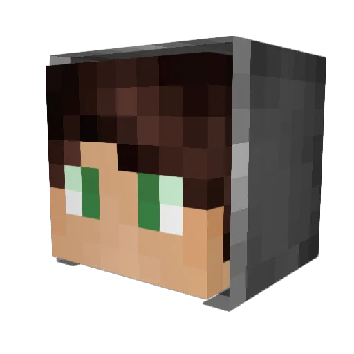 Simo_136 Minecraft avatar head, 3D render
