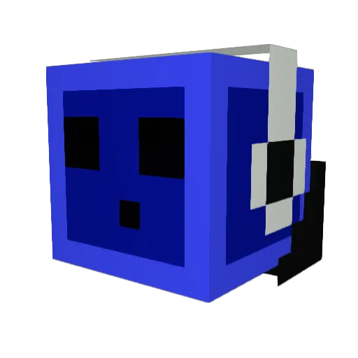 Simo_Nove Minecraft avatar head, 3D render