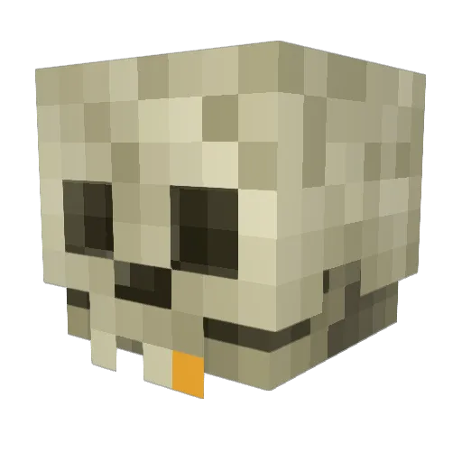 Simoha Minecraft avatar head, 3D render