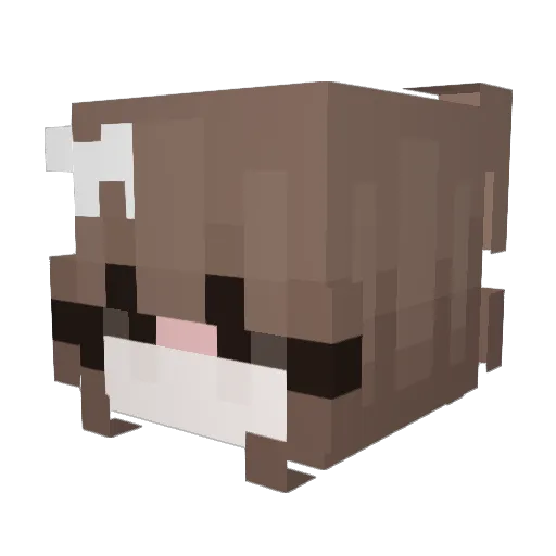 Simokomacki Minecraft avatar head, 3D render