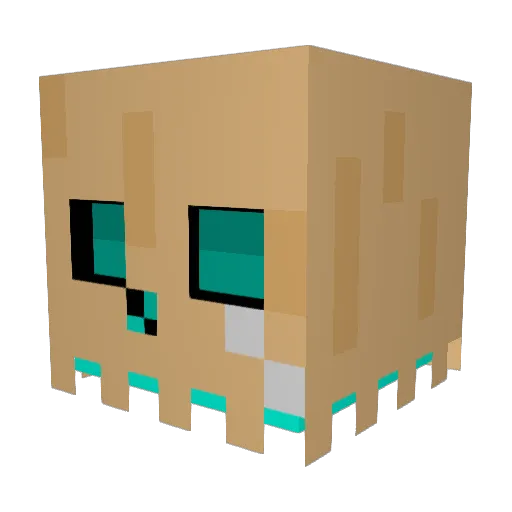 Simon0213 Minecraft avatar head, 3D render