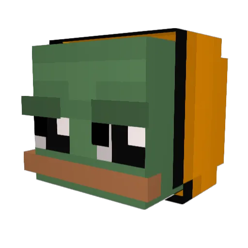 Simon1Kloss Minecraft avatar head, 3D render