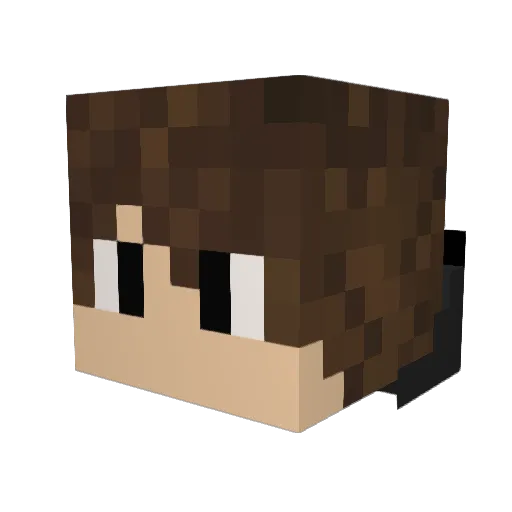 Simon98700 Minecraft avatar head, 3D render