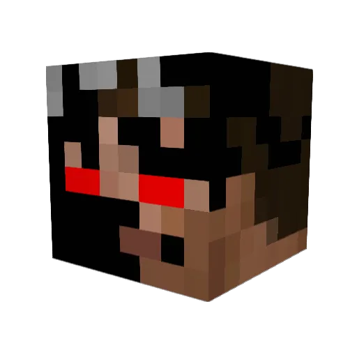 SimonDeth Minecraft avatar head, 3D render