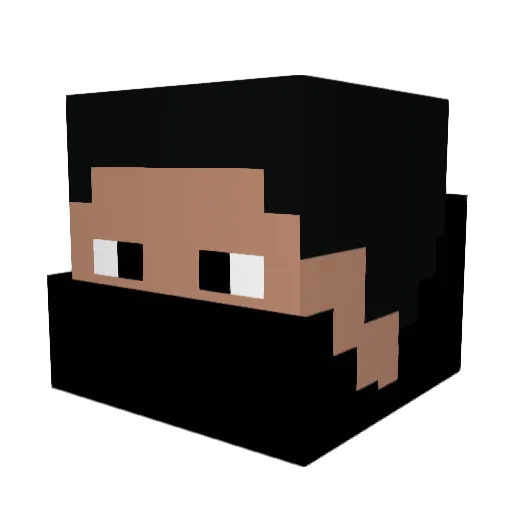 SimonMarc Minecraft avatar head, 3D render