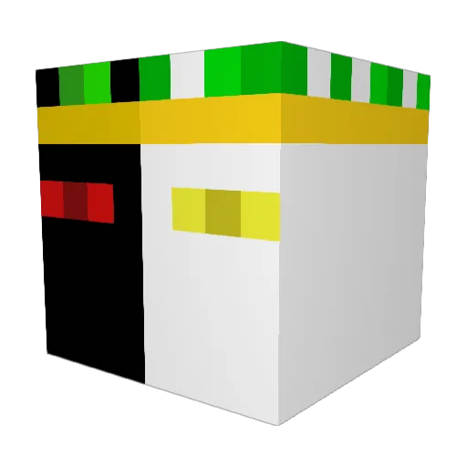 SimonMelone Minecraft avatar head, 3D render
