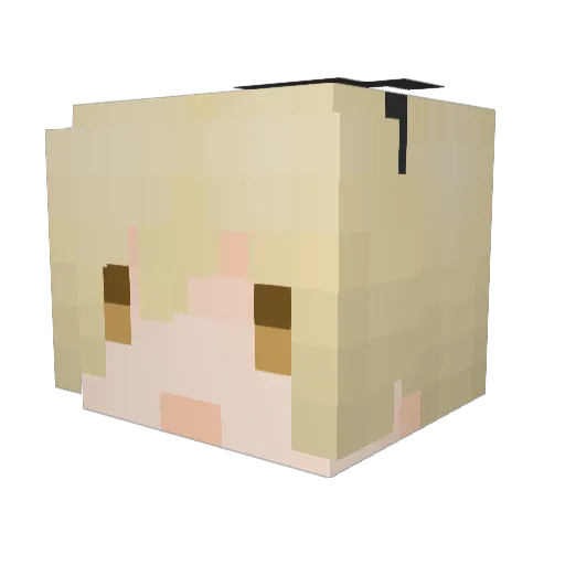 SimonRiley Minecraft avatar head, 3D render