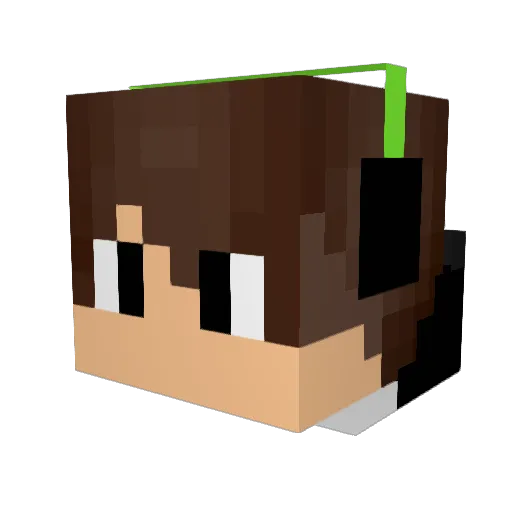 SimonSayz Minecraft avatar head, 3D render