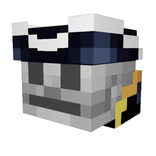SimonTheNerd Minecraft avatar head, 3D render