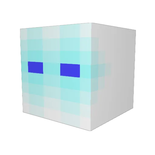 Simon_zZ Minecraft avatar head, 3D render