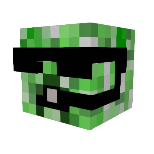 Simonamundsen Minecraft avatar head, 3D render