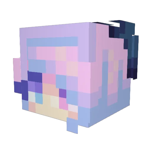 Simonbach2983 Minecraft avatar head, 3D render