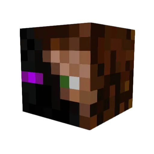 Simonchick Minecraft avatar head, 3D render