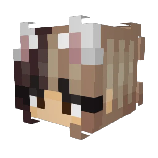 SimoneAlexjander Minecraft avatar head, 3D render