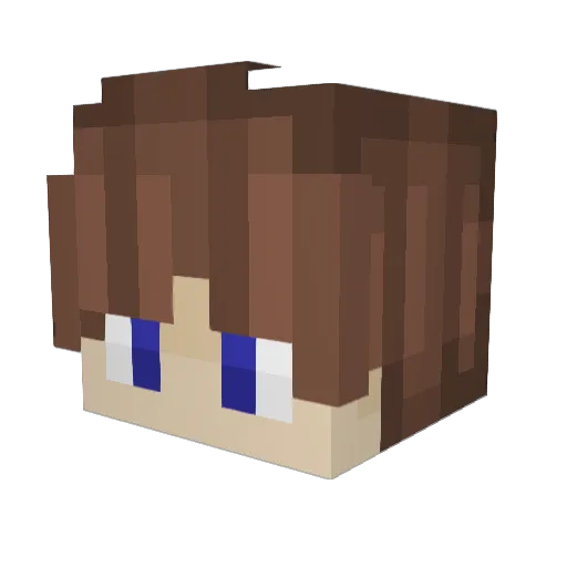 Simone_Dawson Minecraft avatar head, 3D render