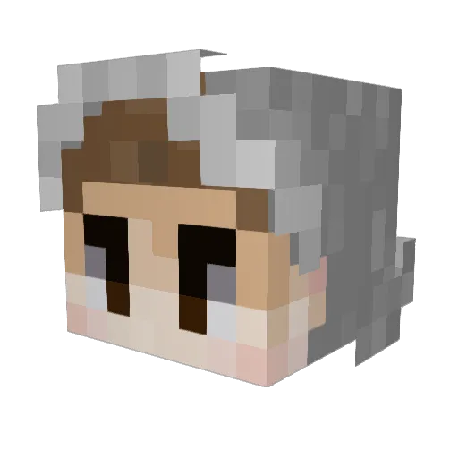 SimoneplMc Minecraft avatar head, 3D render
