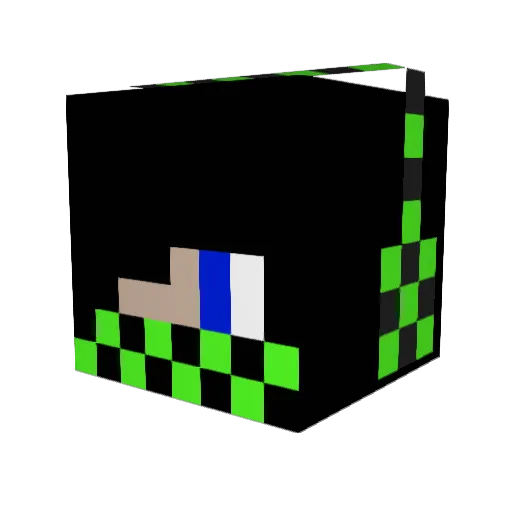 Simonking04 Minecraft avatar head, 3D render
