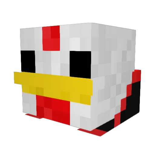 Simonkp8 Minecraft avatar head, 3D render