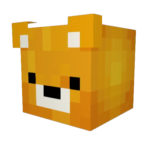 Simonlol58 Minecraft avatar head, 3D render