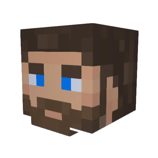 Simosa123 Minecraft avatar head, 3D render