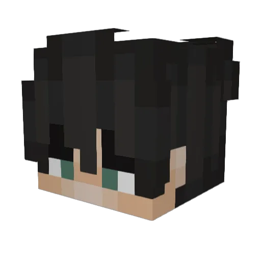 SimpForDevil Minecraft avatar head, 3D render