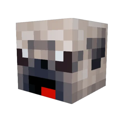 SimpKing69 Minecraft avatar head, 3D render