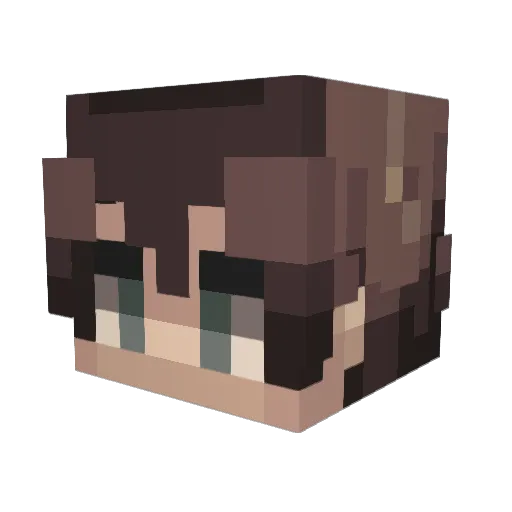 SimpKingMatt Minecraft avatar head, 3D render