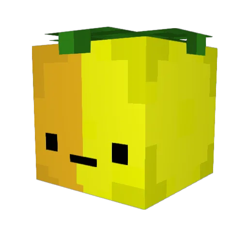 SimpYouAsk Minecraft avatar head, 3D render