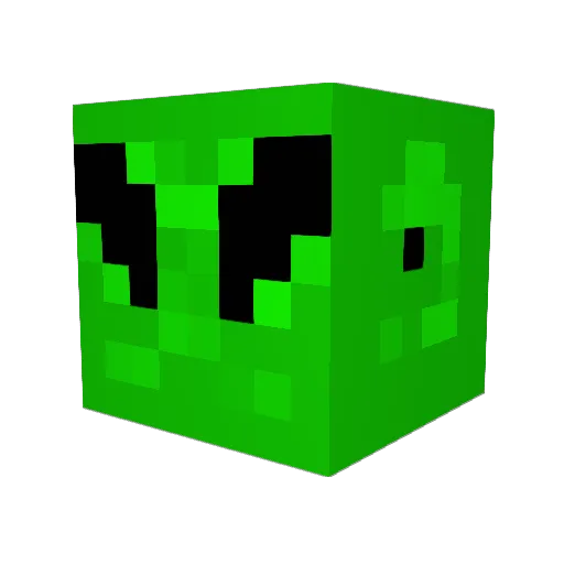SimpanSJ Minecraft avatar head, 3D render