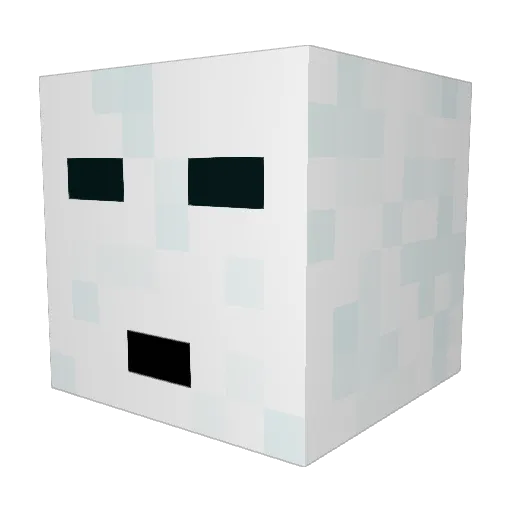 Simpdog_21 Minecraft avatar head, 3D render