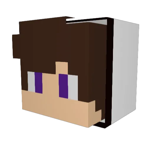 SimpleExtreme Minecraft avatar head, 3D render