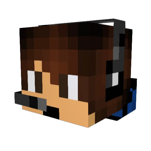 SimpleGamez Minecraft avatar head, 3D render