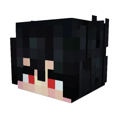 SimpleSlab Minecraft avatar head, 3D render
