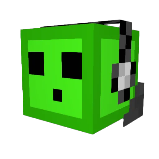 Simple_Builds Minecraft avatar head, 3D render