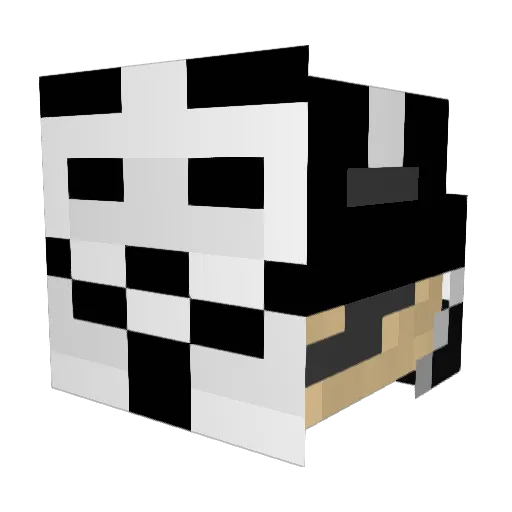 Simplex123 Minecraft avatar head, 3D render