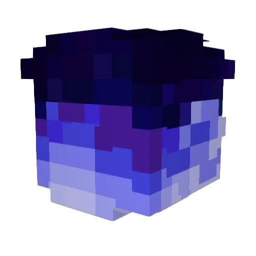 Simplicity_X Minecraft avatar head, 3D render