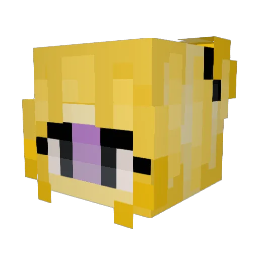 SimplyAnxio Minecraft avatar head, 3D render